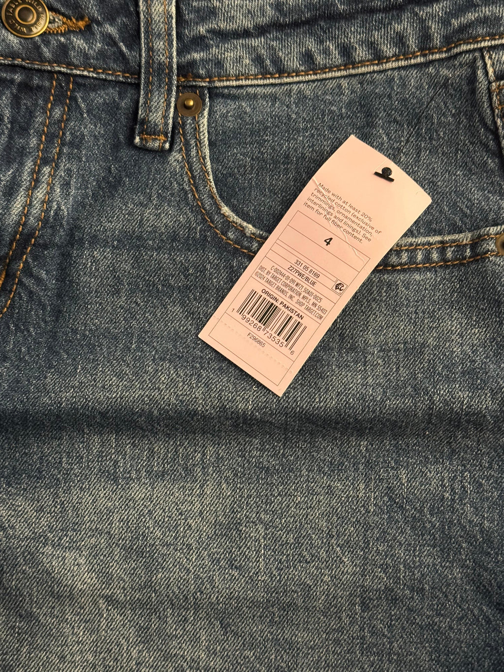 Wild Fable Mid-Rise Distressed Denim Mini Shorts Size 4