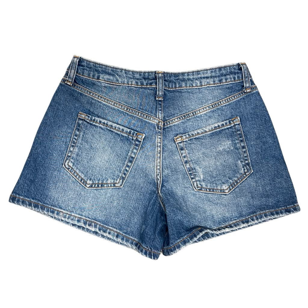 Wild Fable Mid-Rise Distressed Denim Mini Shorts Size 4