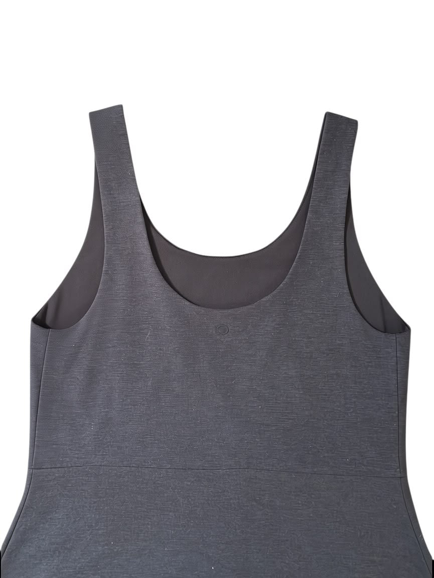 Athletic Dress with Short Dark Gray