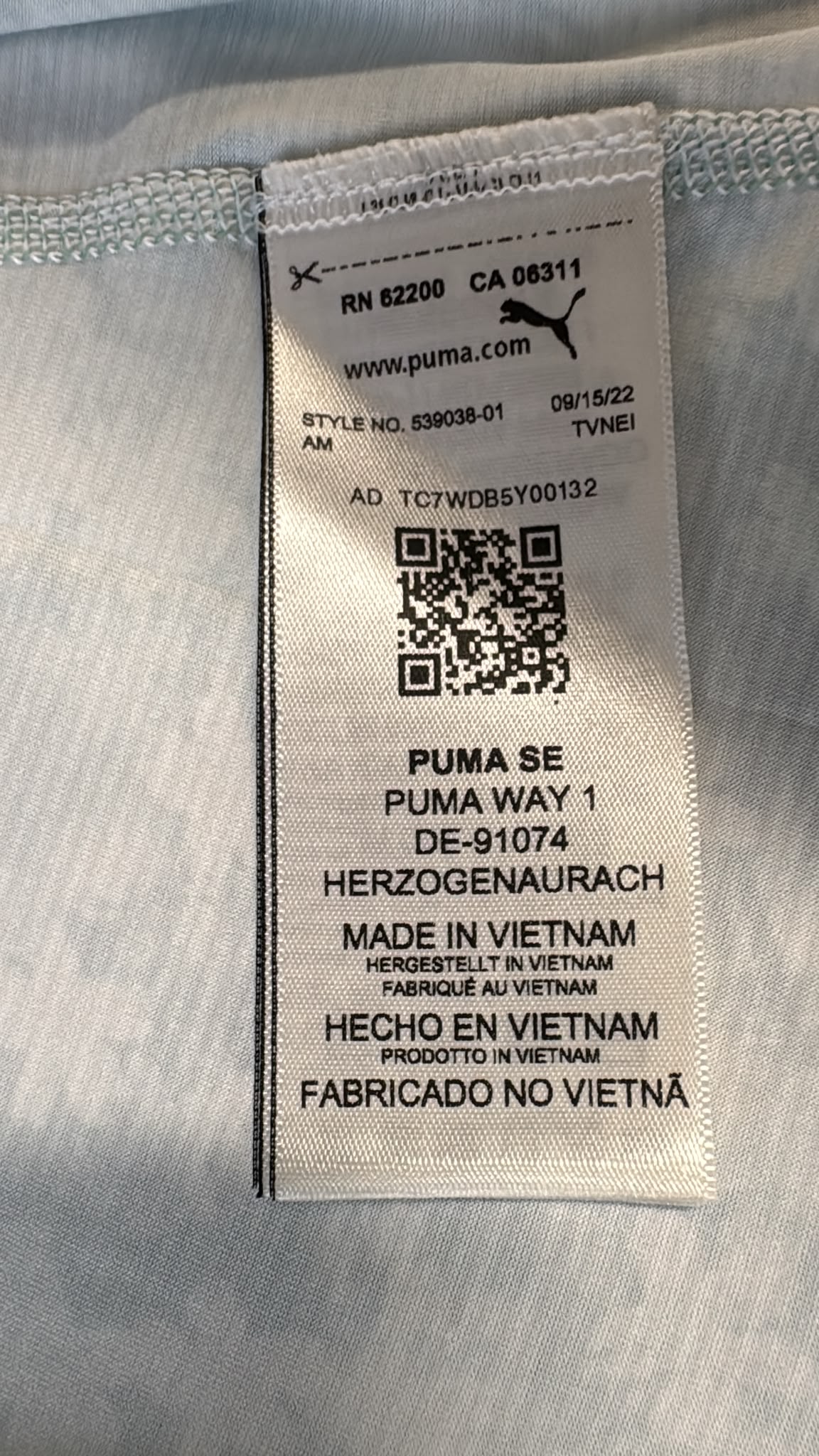 Puma YOU-V Floral Print Quarter-Zip Golf Top Green