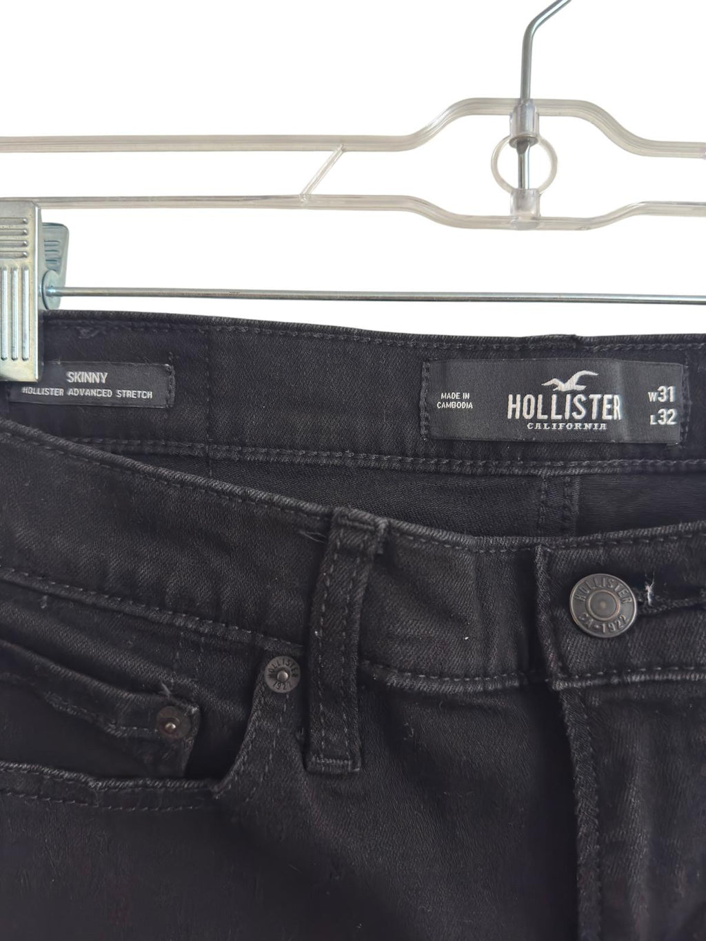 Hollister Skinny Stretch Black Jeans