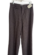 Christopher & Banks Brown Tweed Comfort Flex Trousers