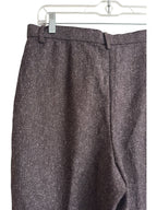Christopher & Banks Brown Tweed Comfort Flex Trousers