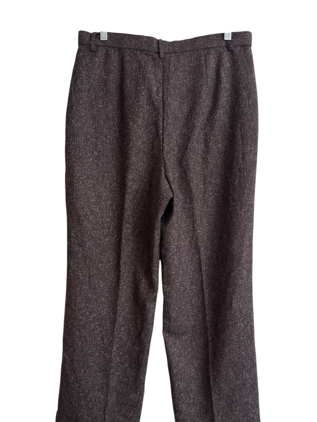 Christopher & Banks Brown Tweed Comfort Flex Trousers