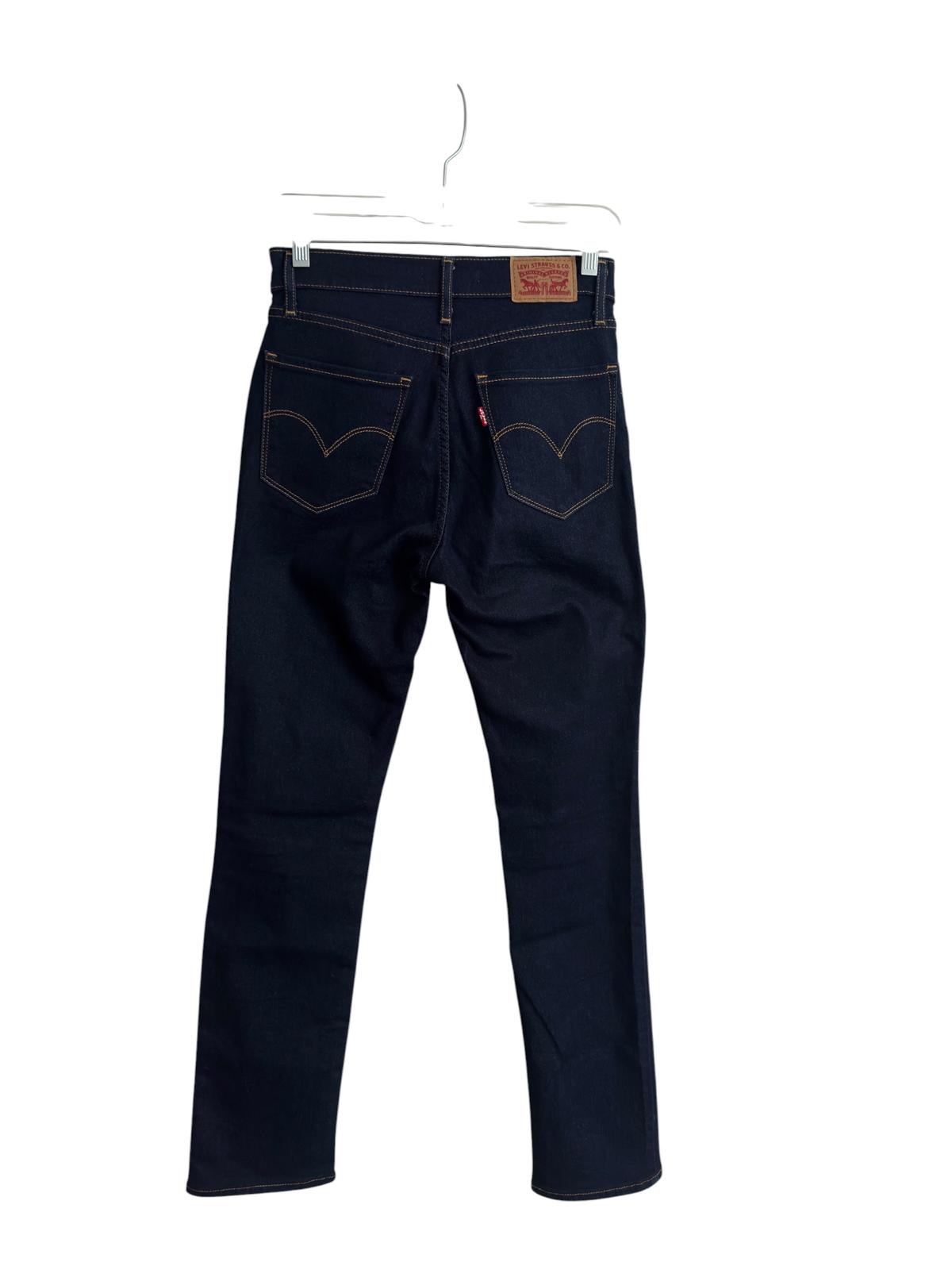 Levi's 724 High Rise Straight Dark Wash Jeans