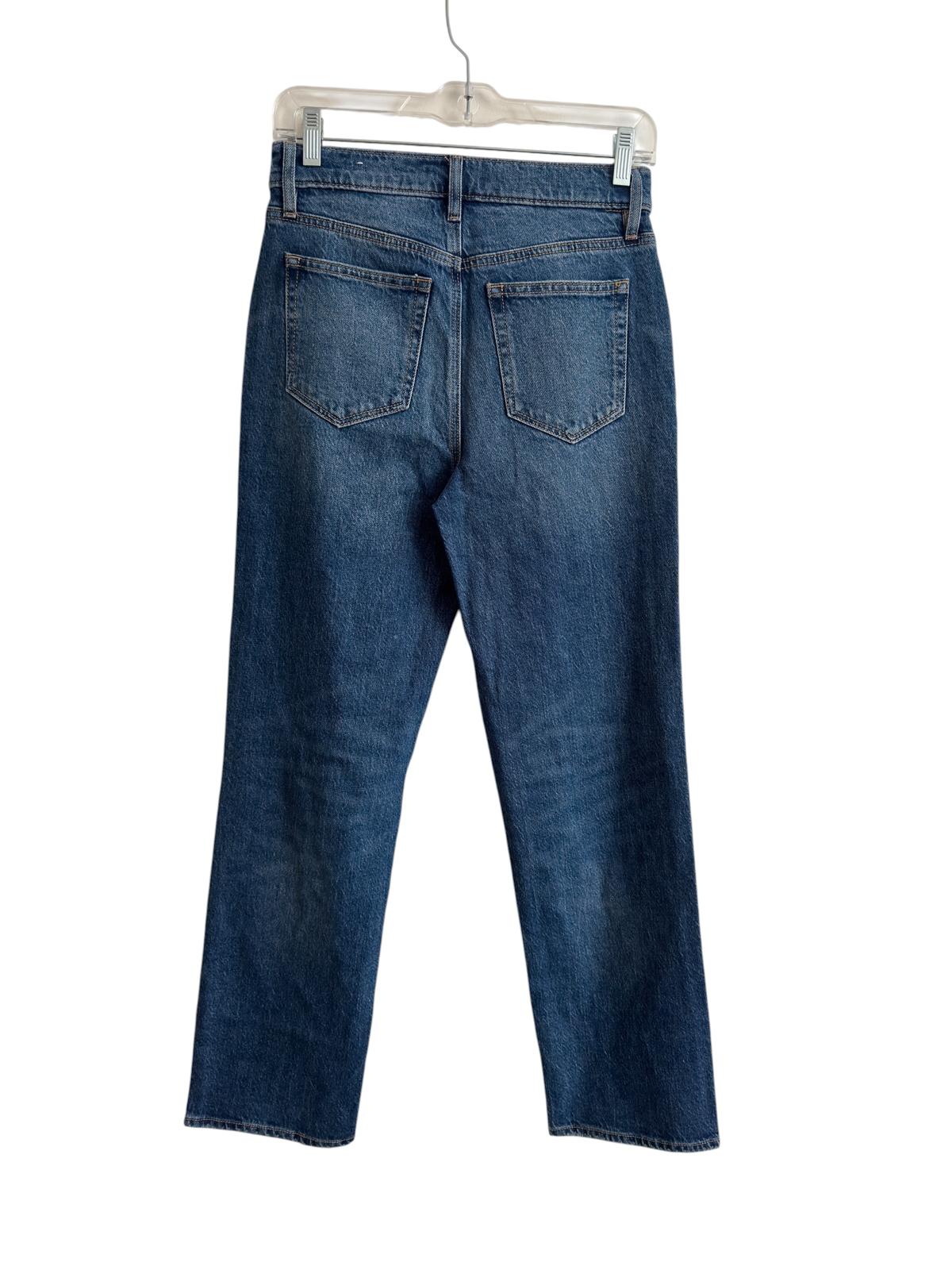 LOFT The Straight High Rise Medium Wash Jeans