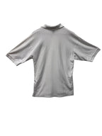 Essentials White Herringbone Polo Shirt Spruce Meadows