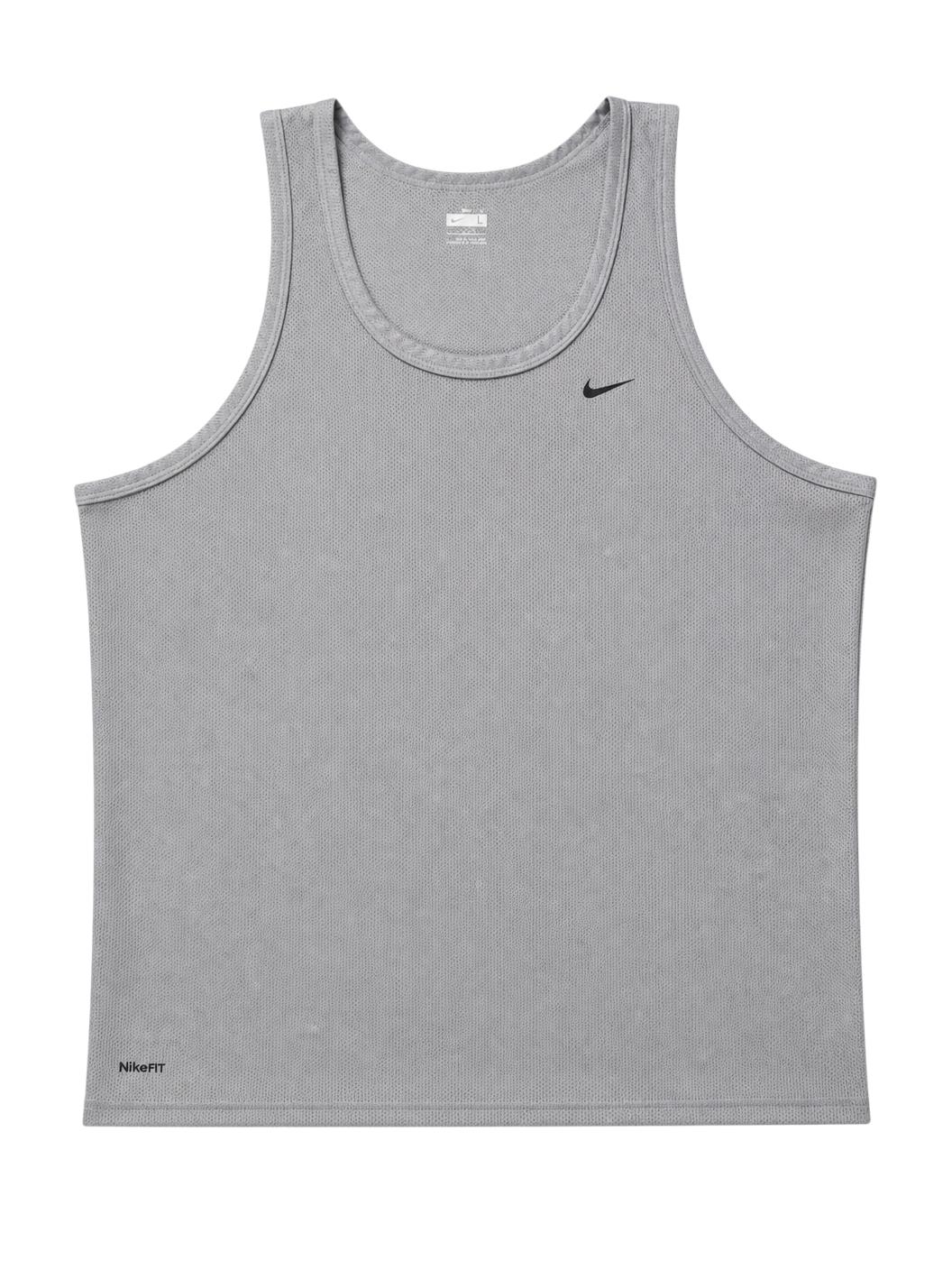 Nike Fit Dry Mesh Tank Top Gray