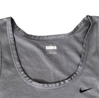 Nike Fit Dry Mesh Tank Top Gray