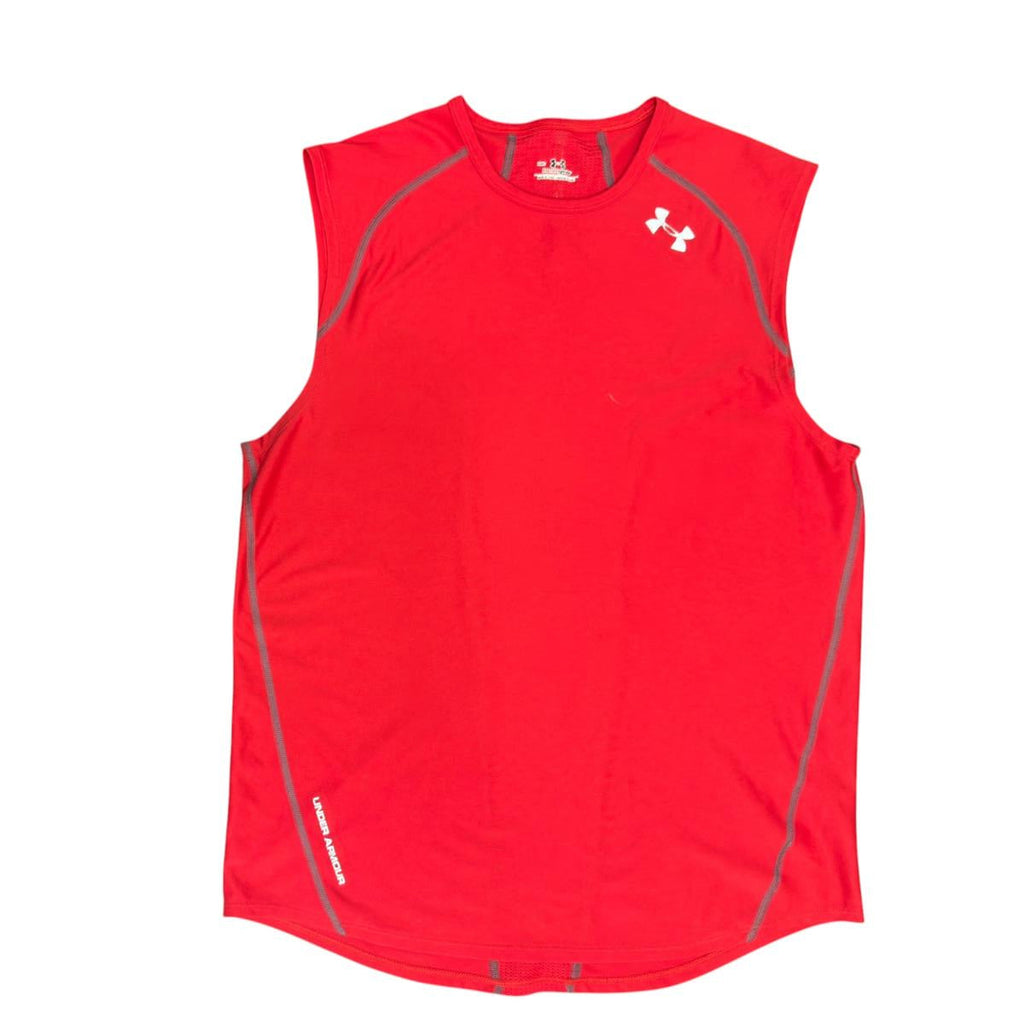 Under Armour HeatGear Sleeveless Training Top Red