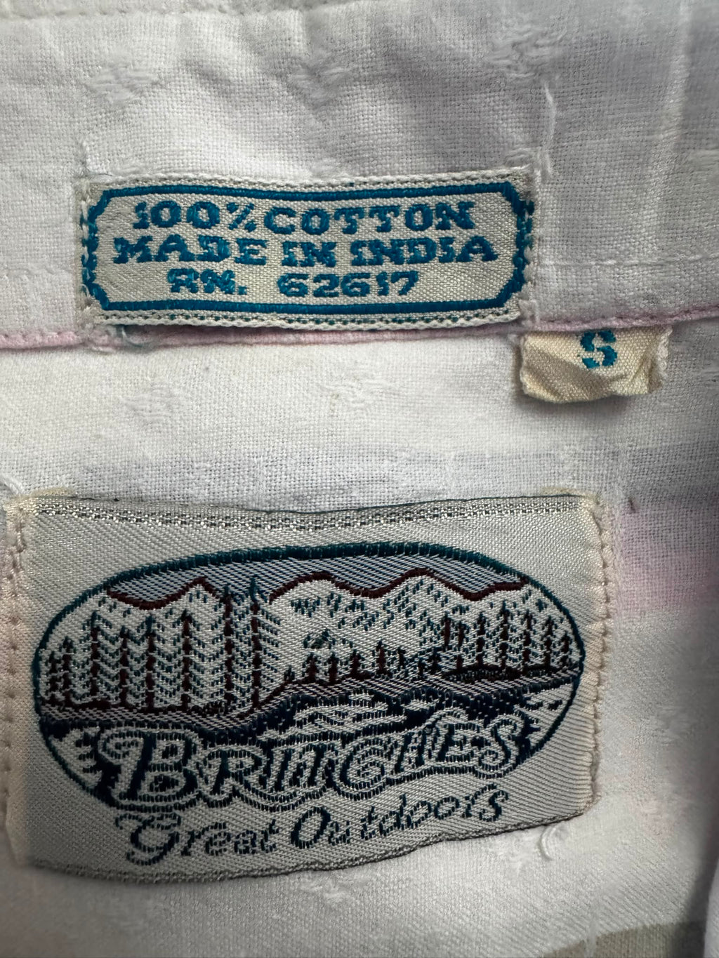 Britches Great Outdoors Vintage Striped Short Sleeve Button-Down Size6