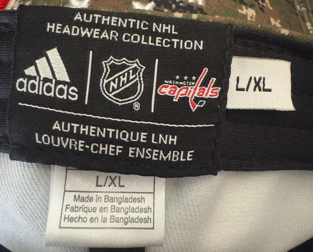 Adidas Washington Capitals NHL Digital Camo Fitted Cap