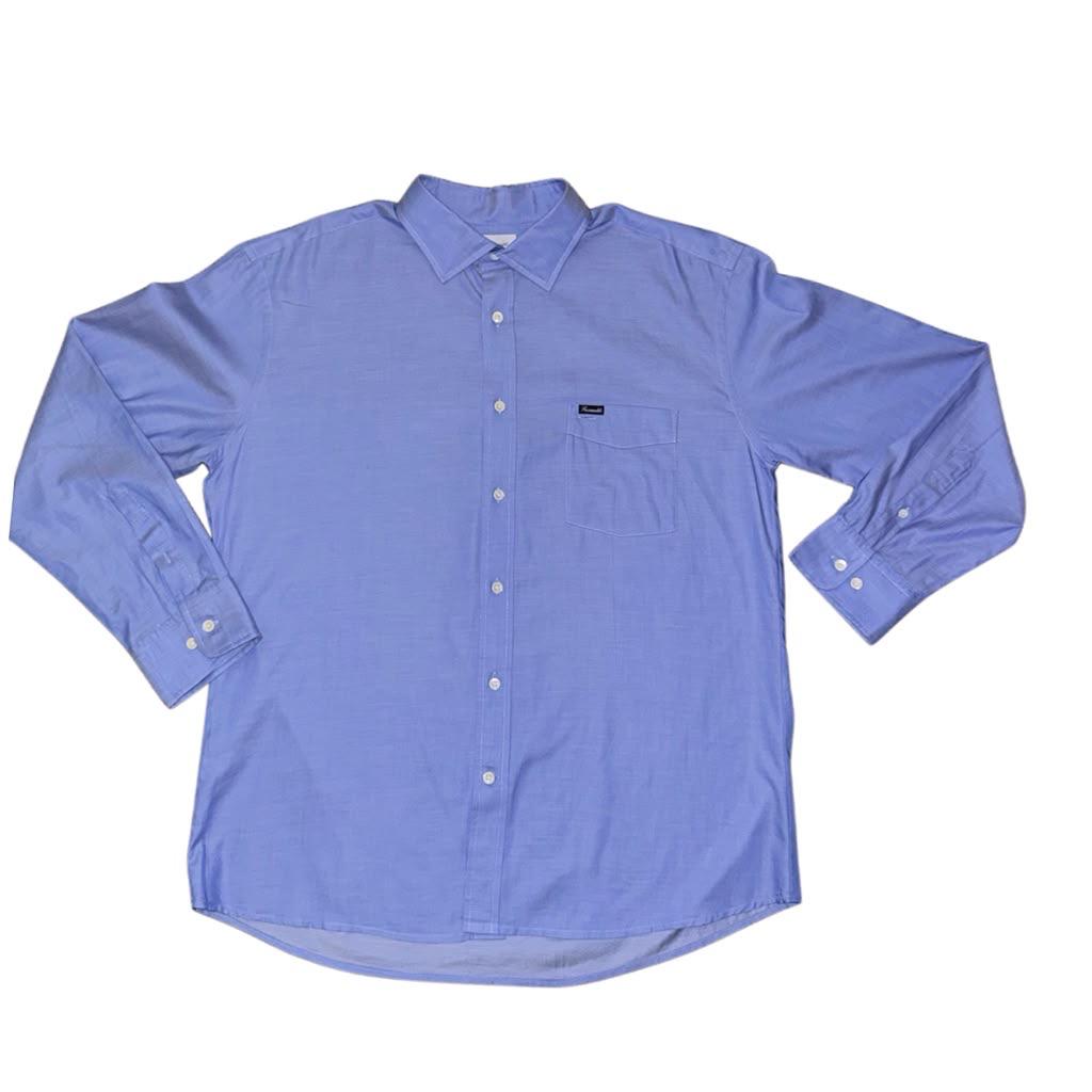 Faconnable Classic Periwinkle Long Sleeve Button-Down Shirt