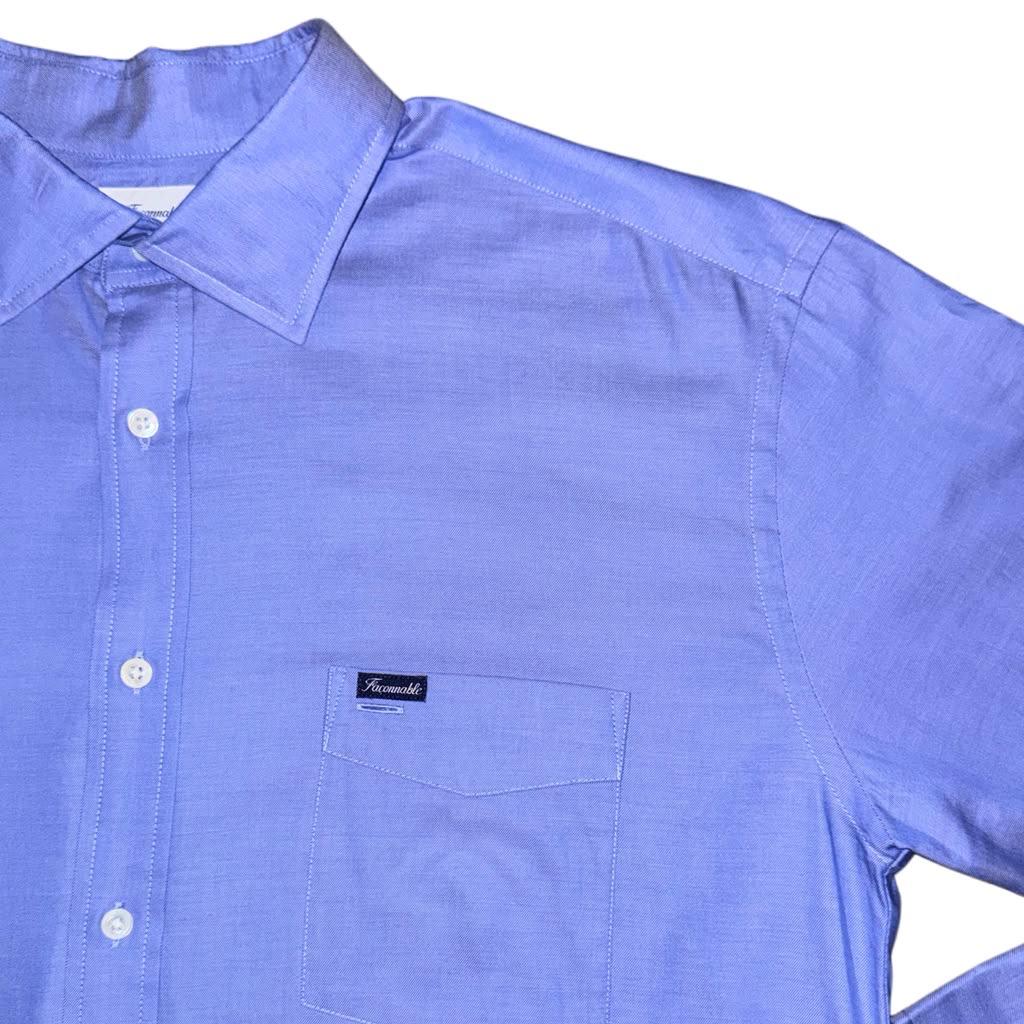 Faconnable Classic Periwinkle Long Sleeve Button-Down Shirt