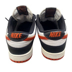 Nike Dunk Low White, Black and Dragon Red