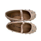 Cat & Jack Pearl Studded Ballet Flat Blush Pink Size 8