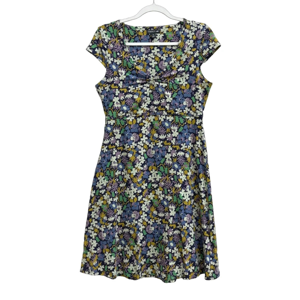 Toad&Co Floral Print Short Sleeve Dress