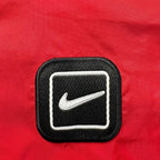 Nike Colorblock Windbreaker Track Jacket Red