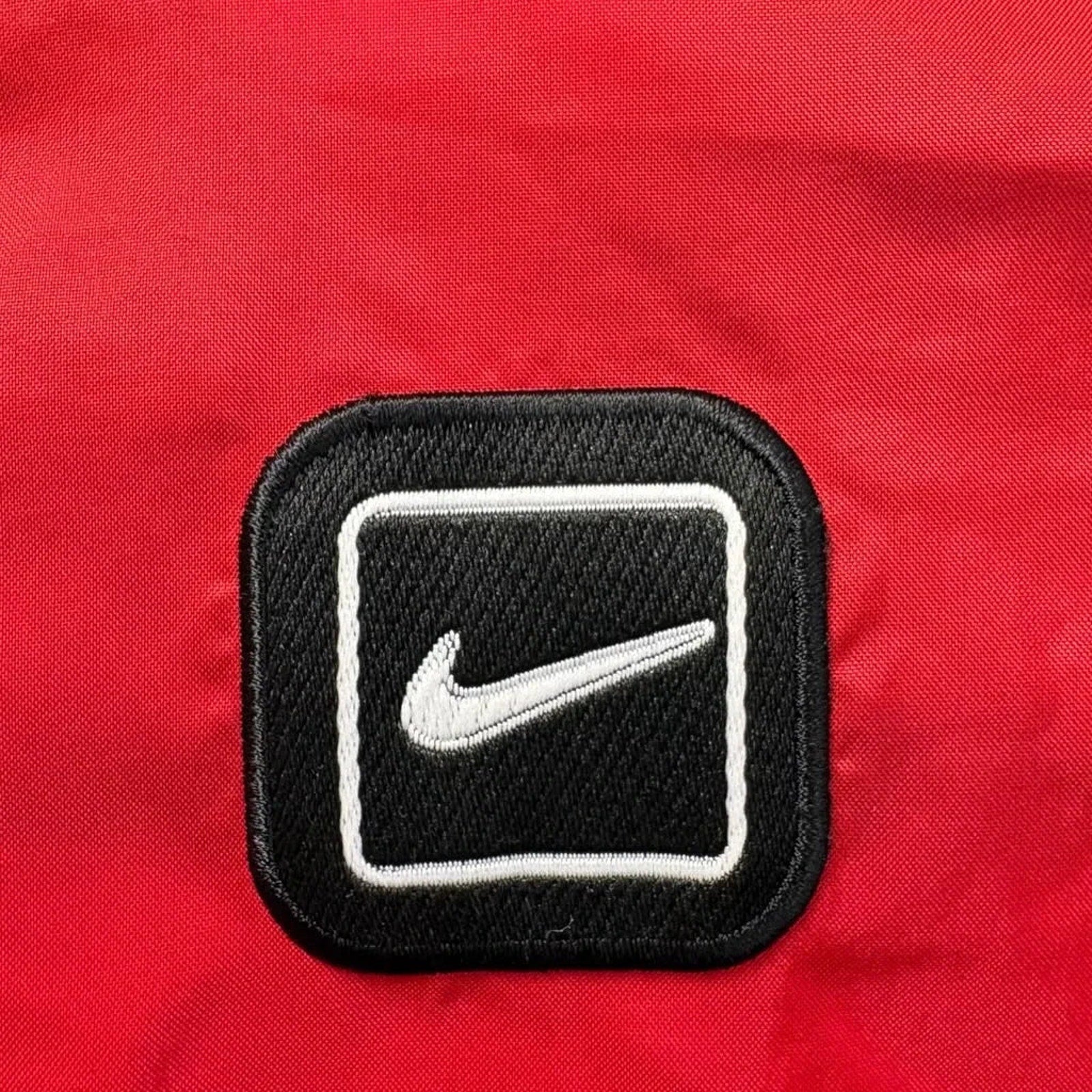 Nike Colorblock Windbreaker Track Jacket Red