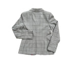 Tommy Hilfiger Grey Windowpane Plaid Blazer