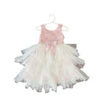 Couture Princess Pink Floral Lace Tulle Party Dress 2T