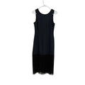 Abercrombie & Fitch Black Fringe Hem Sleeveless Dress XSP