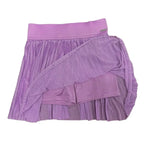 Justice Metallic Pleated Skort Purple
