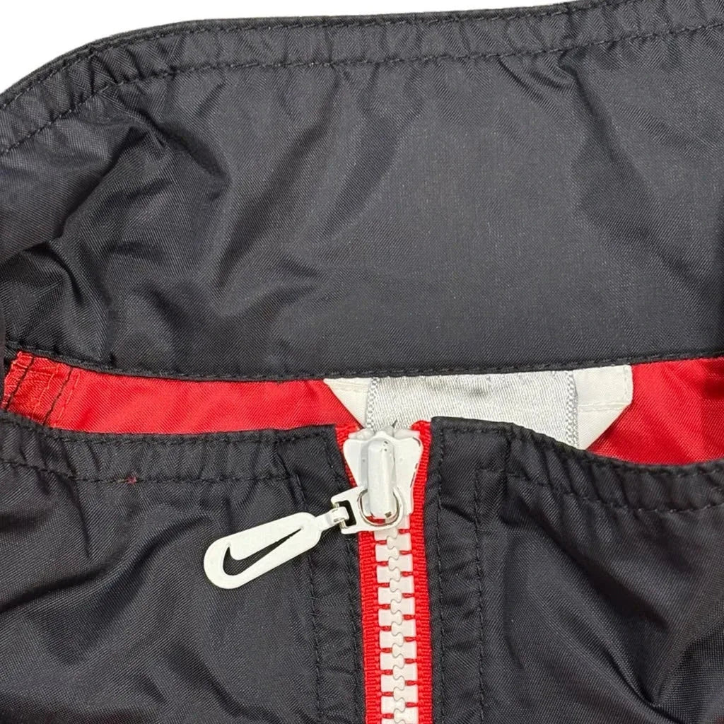 Nike Colorblock Windbreaker Track Jacket Red
