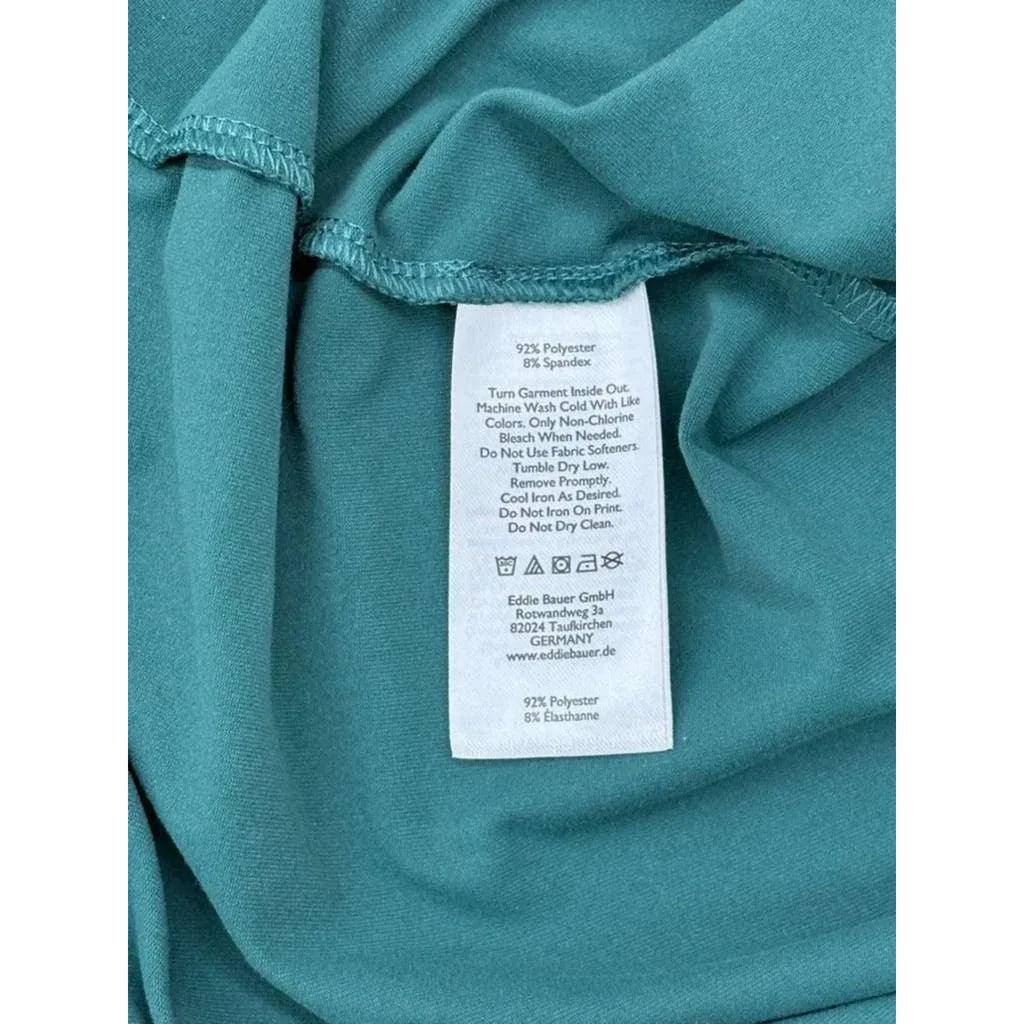 Eddie Bauer Teal Sleeveless Fit & Flare Dress Pockets