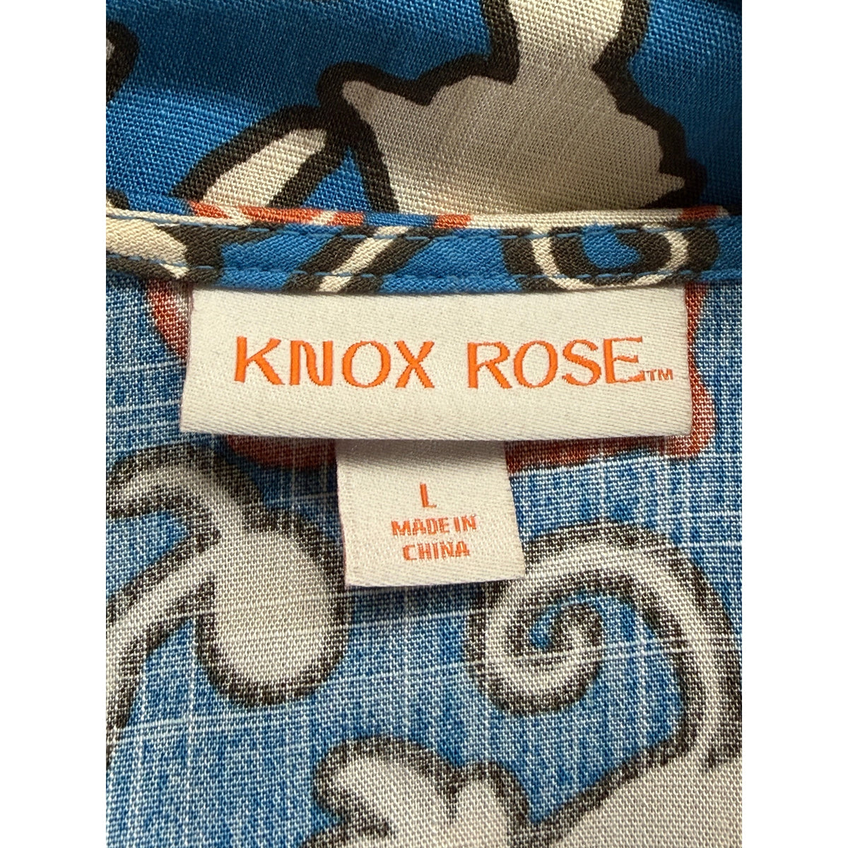 Blue Floral Print Wrap Maxi Dress KNOX ROSE