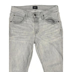 Hudson Blake Slim Straight Jeans Light Grey