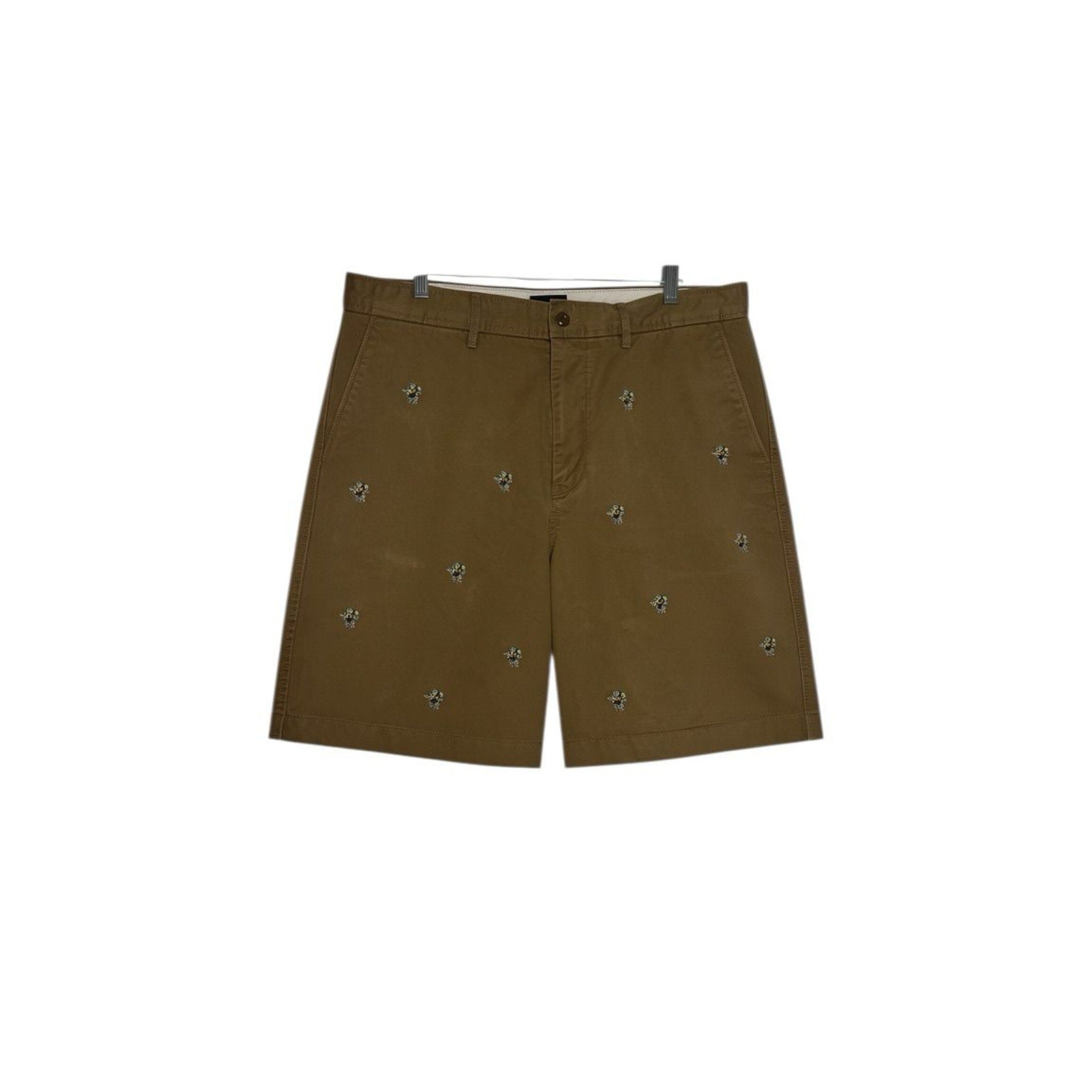 J.Crew Re-Imagined Embroidered Floral Chino Shorts Size 4