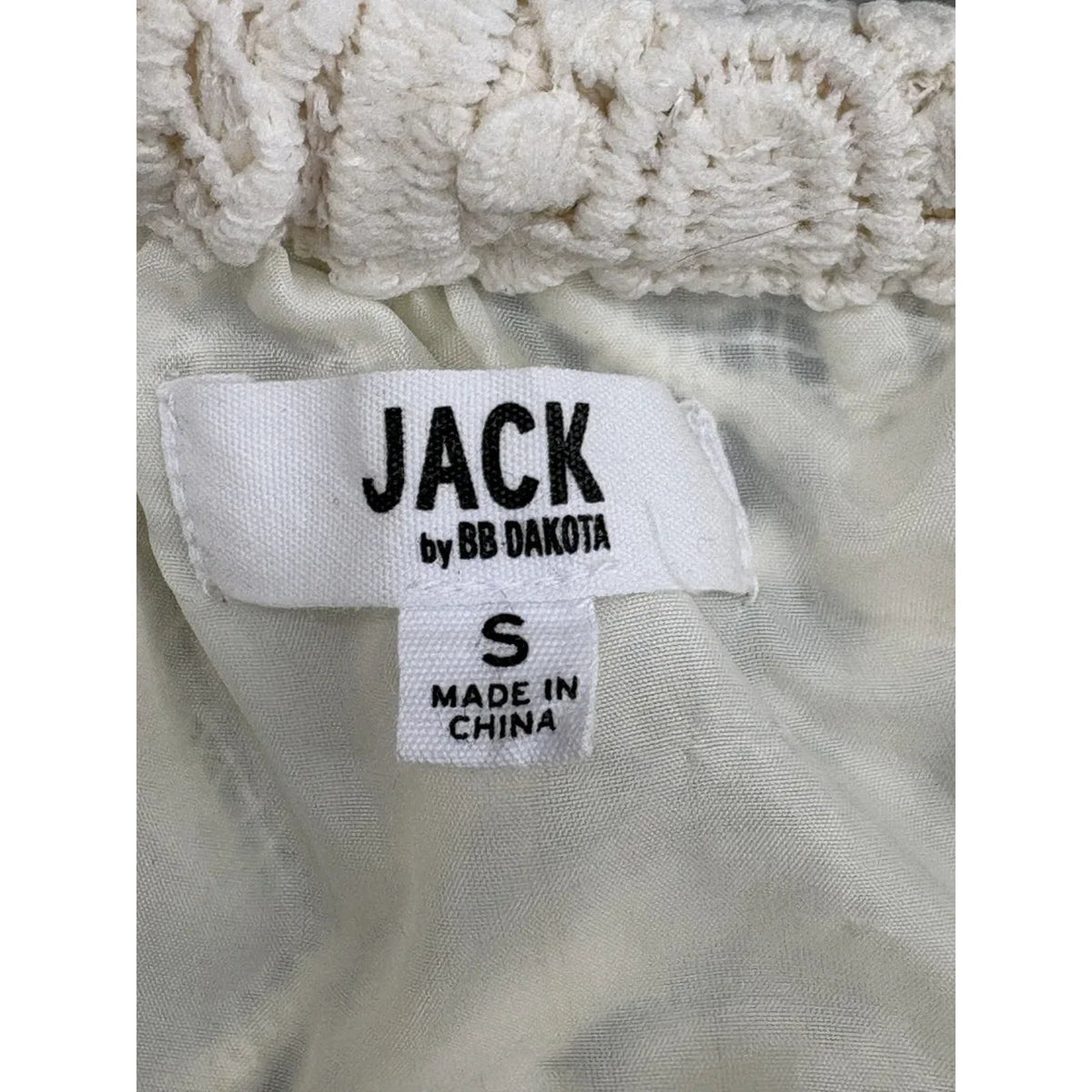 Jack by BB Dakota Crochet Lace Blouse