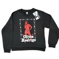 Primark Olivia Rodrigo Graphic Crewneck Sweatshirt Black