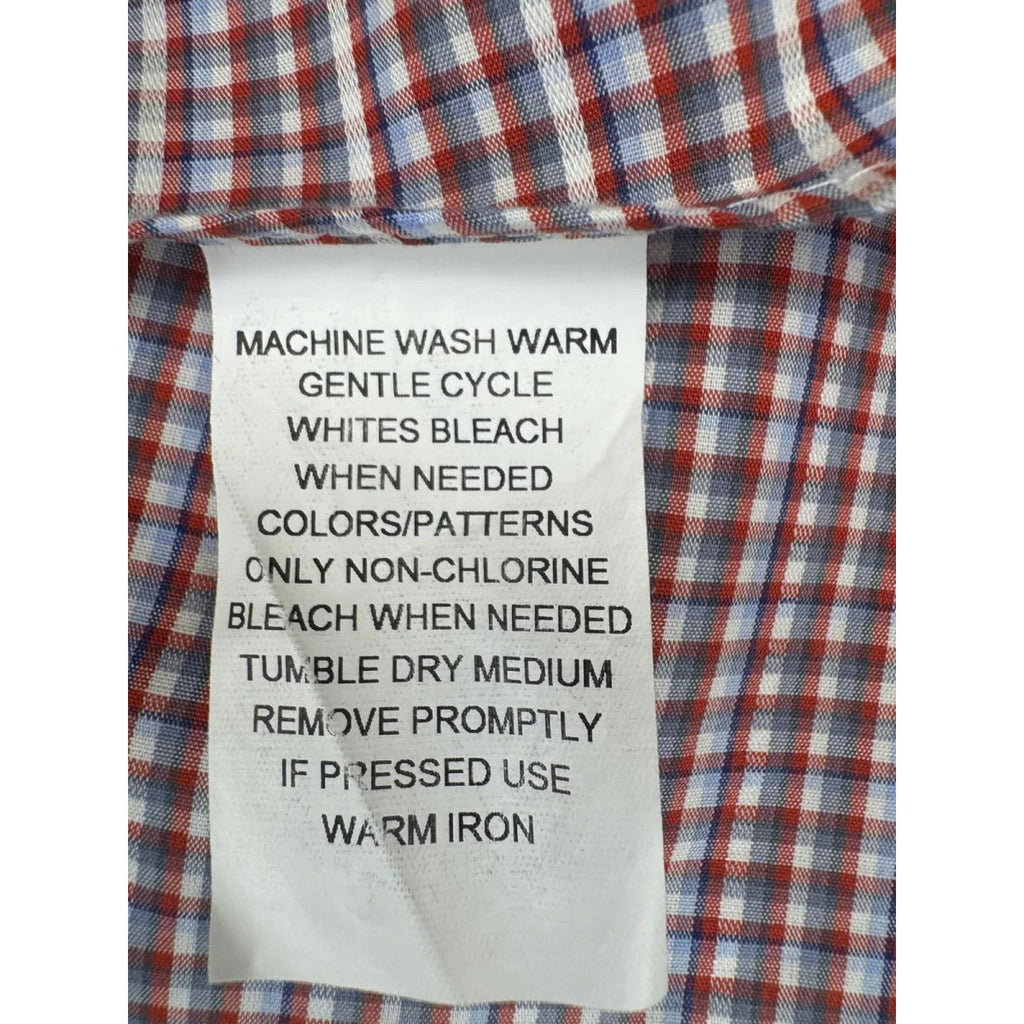 Purple Burgundy Micro-Check Button-Down Shirt