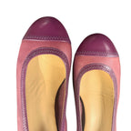 Cole Haan Cap Toe Leather Pump Mauve Purple