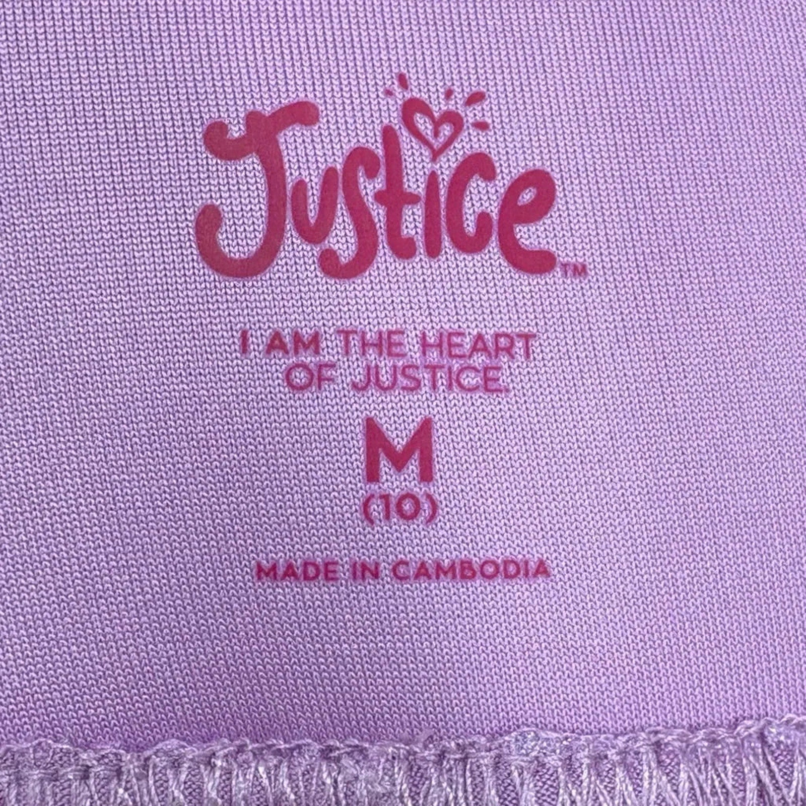 Justice Metallic Pleated Skort Purple