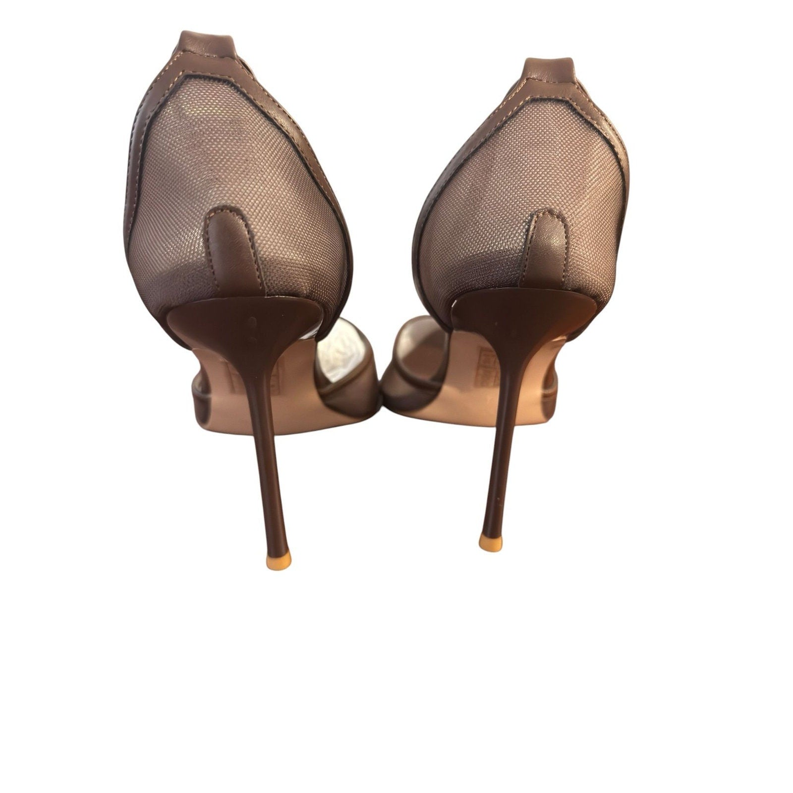 Simmi London Manga Wide Fit Mesh Pointed-Toe Stiletto Heels Size 11