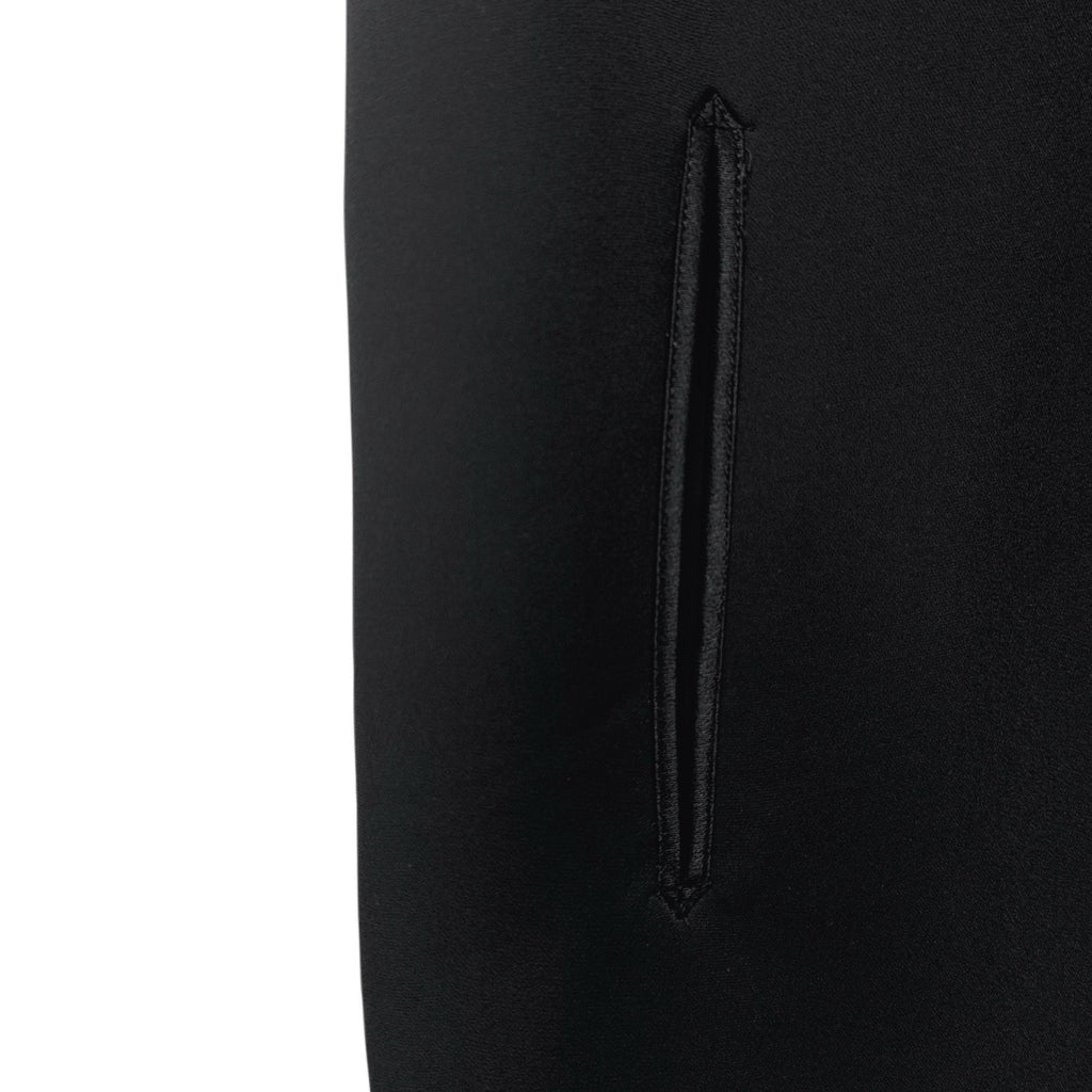 rag & bone Black Sleeveless Shift Dress Contrast White V-Neck Pockets Size 2