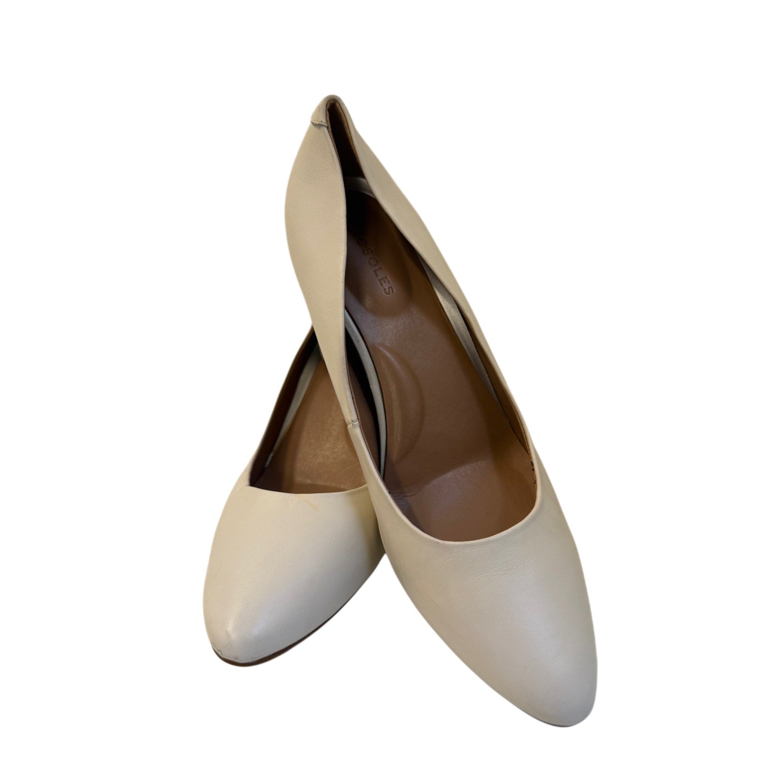 Aerosoles Off White Woman's Block heels size 9 1/2