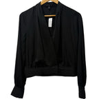 Banana Republic woman's black blouse in size S NEW!