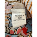 Multicolor Floral Print Polyester Top