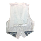 Facets by Mirrors Victorian Doll Print Tapestry Vest