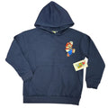 Super Mario Character Pullover Hoodie Navy Blue