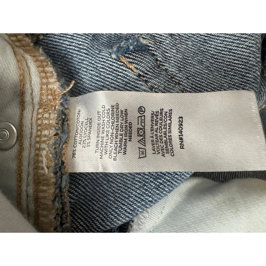 LOFT The Straight High Rise Medium Wash Jeans