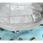 Abercrombie & Fitch Kids Burger Fries Swim Shorts Mint