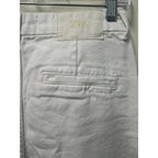 ZARA Wide Leg White Denim Jeans High Rise