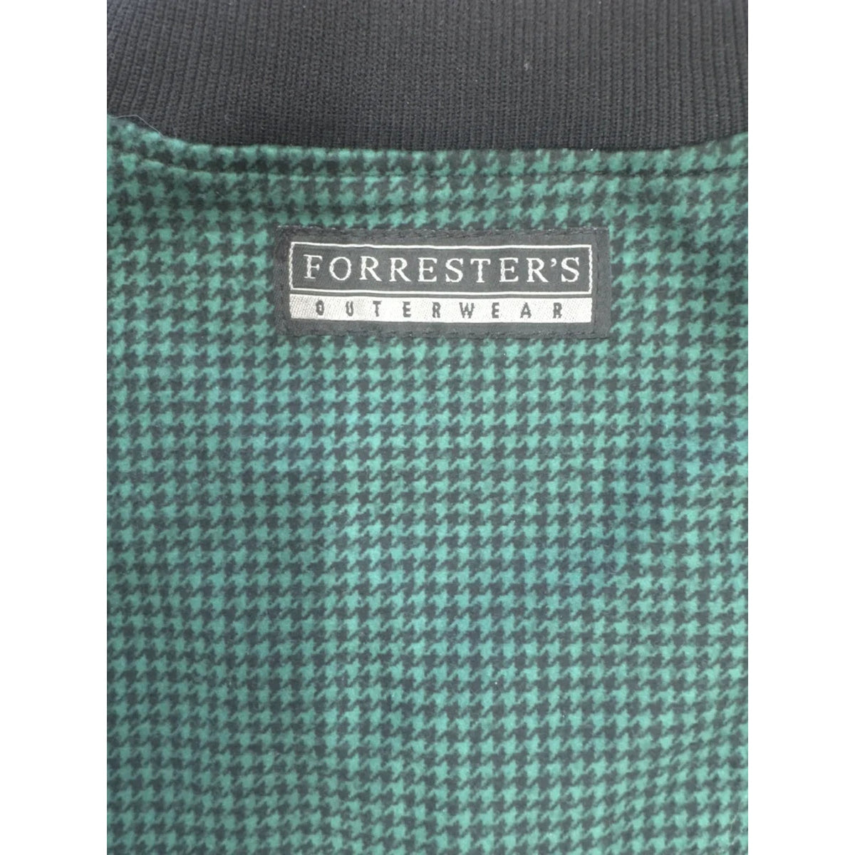 Forrester's Outerwear Houndstooth Fleece-Lined Vest