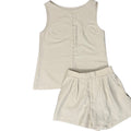 Emory Rose beige Top and shorts for women in size S