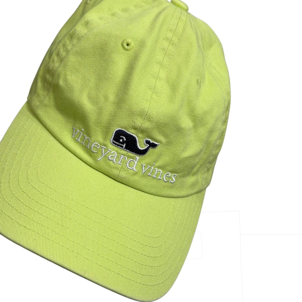 Vineyard Vines Lime Green Logo Baseball Cap One Size